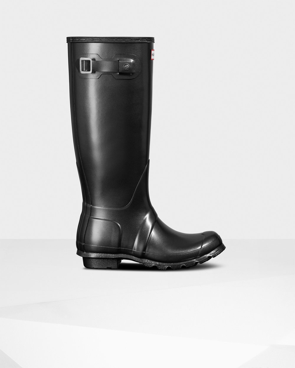 Hunter Mujer Original Pearlized - Botas de Lluvia Negras - 406-LOAPBU